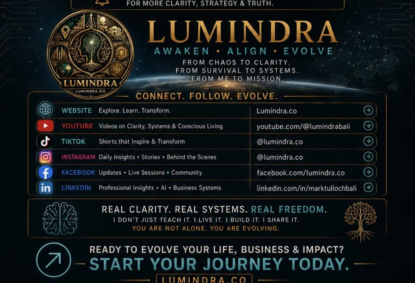 Lumindra: Awaken, Align, Evolve. Connect with Lumindra across its website and social channels.